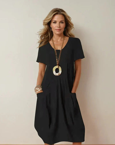 Quinty | Easy Casual Flow Dress