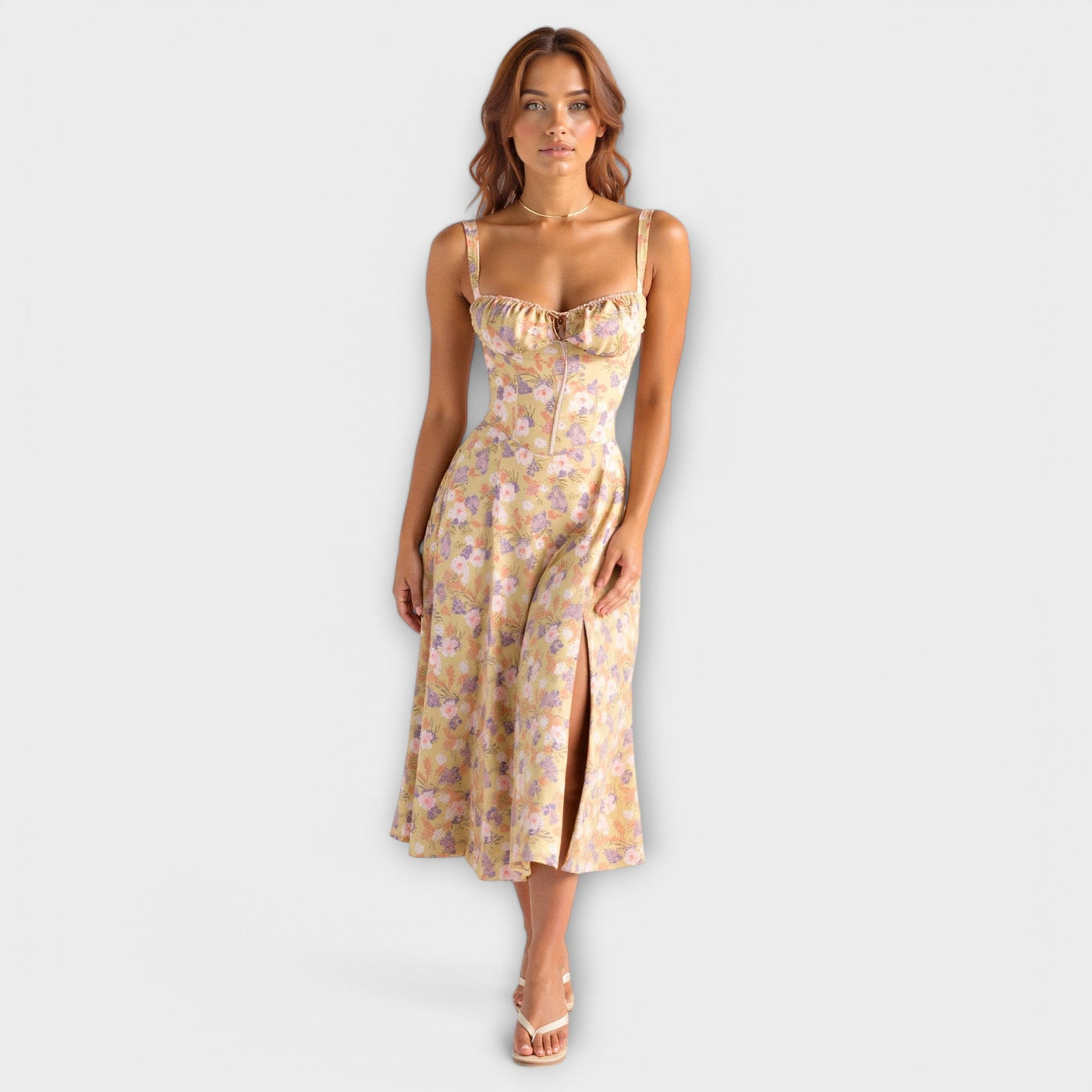 Lora | Dress with V-neck