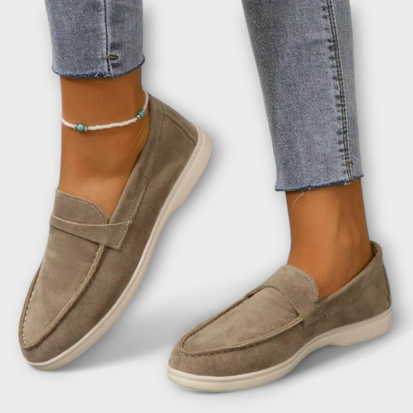 Mary |  Suede Loafers
