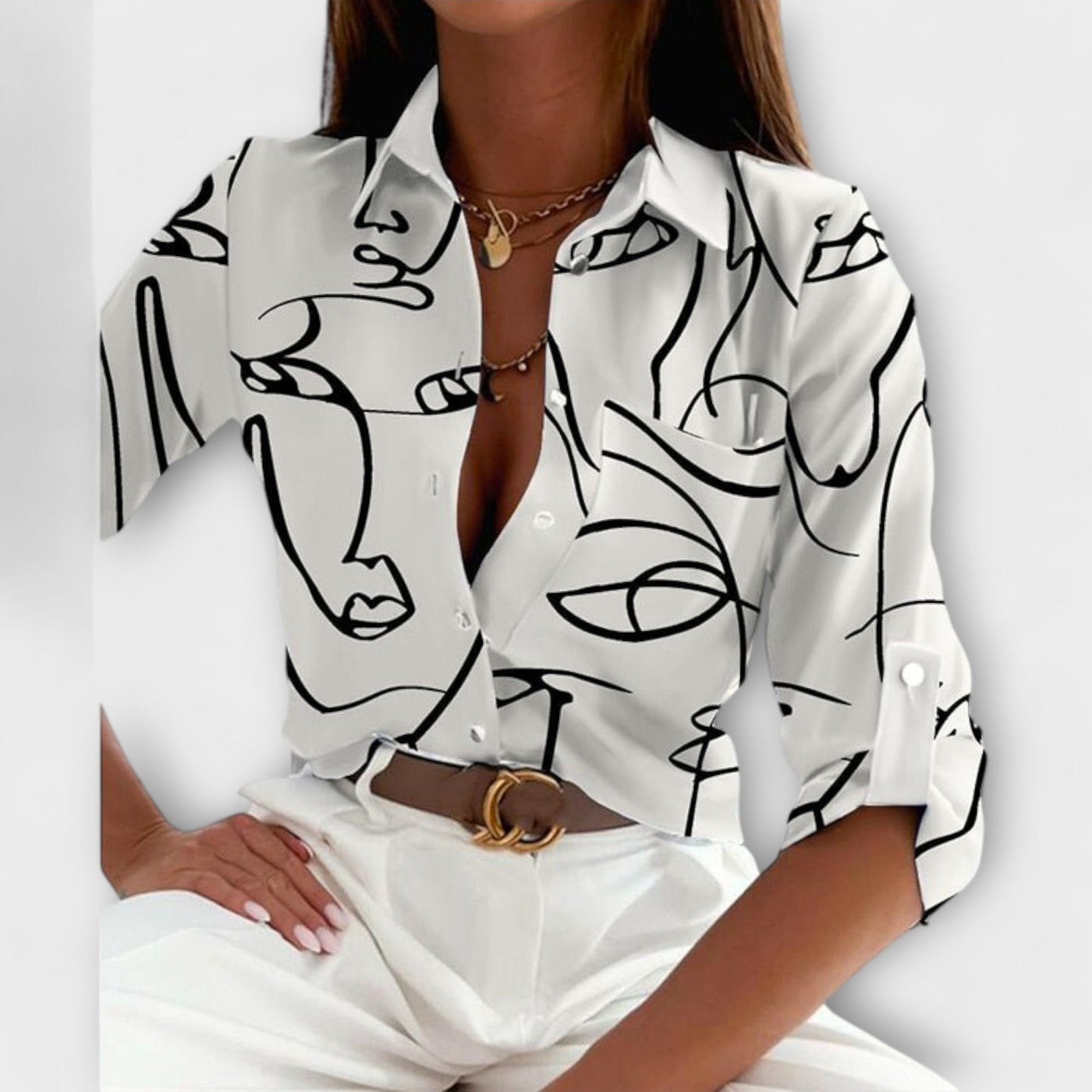 Vanity | Blouse with Classic Collar